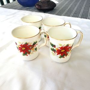 Royal Albert Pointsettia Mugs #11